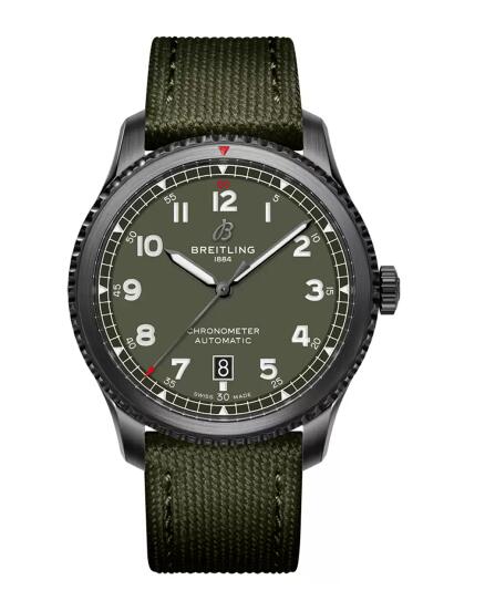 Replica Breitling Aviator 8 Automatic 41mm Black Steel Curtiss Warhawk M173152A1L1X1 Men Watch Replica Breitling Aviator 8 Automatic 41mm Black Steel Curtiss Warhawk M173152A1L1X1 Men Watch